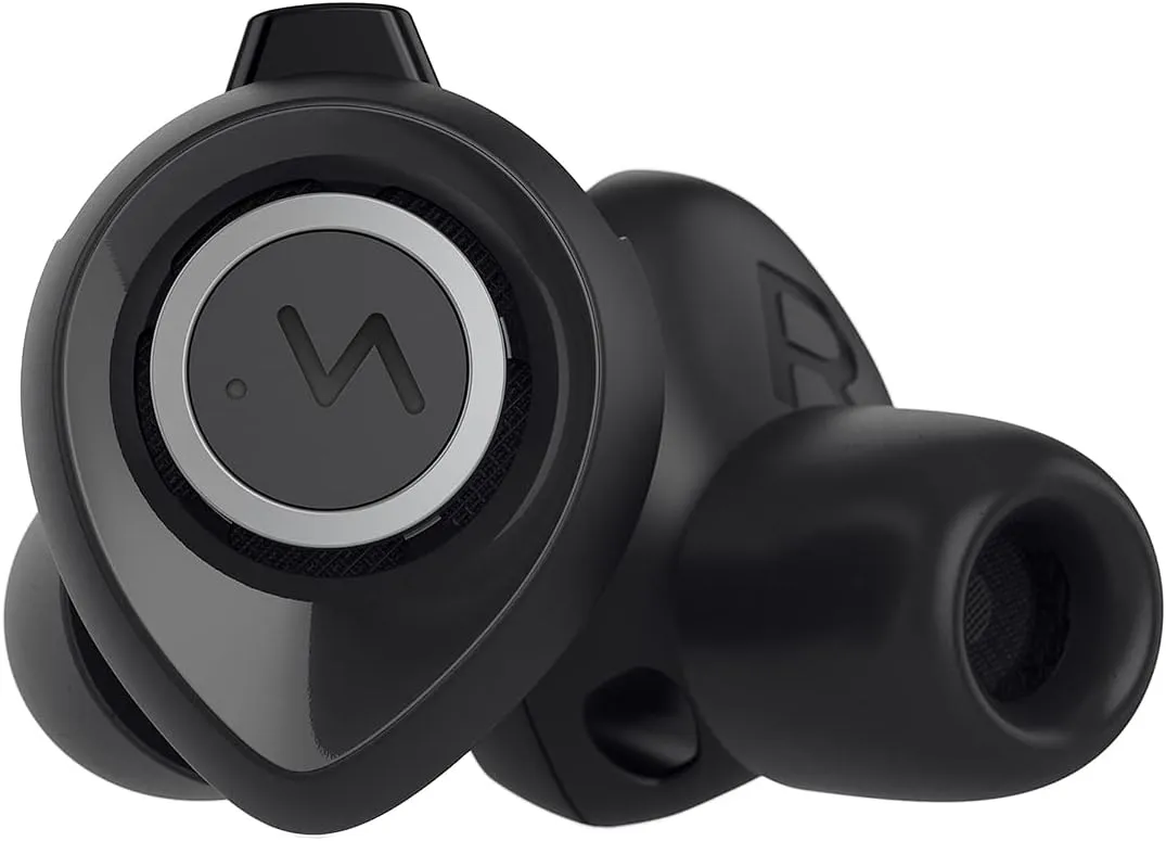 High Fidelity Adjustable earplugs | Musicians Hearing Protection | Variable 7-25dB Attenuation Ear Plugs | Award Winning Design | Concerts, Gigs, Clubs, Festivals | Case, Leash & 11 eartips
