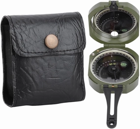 High Accuracy Waterproof Fluorescent Compass Multifunctional for Geological Survey Green