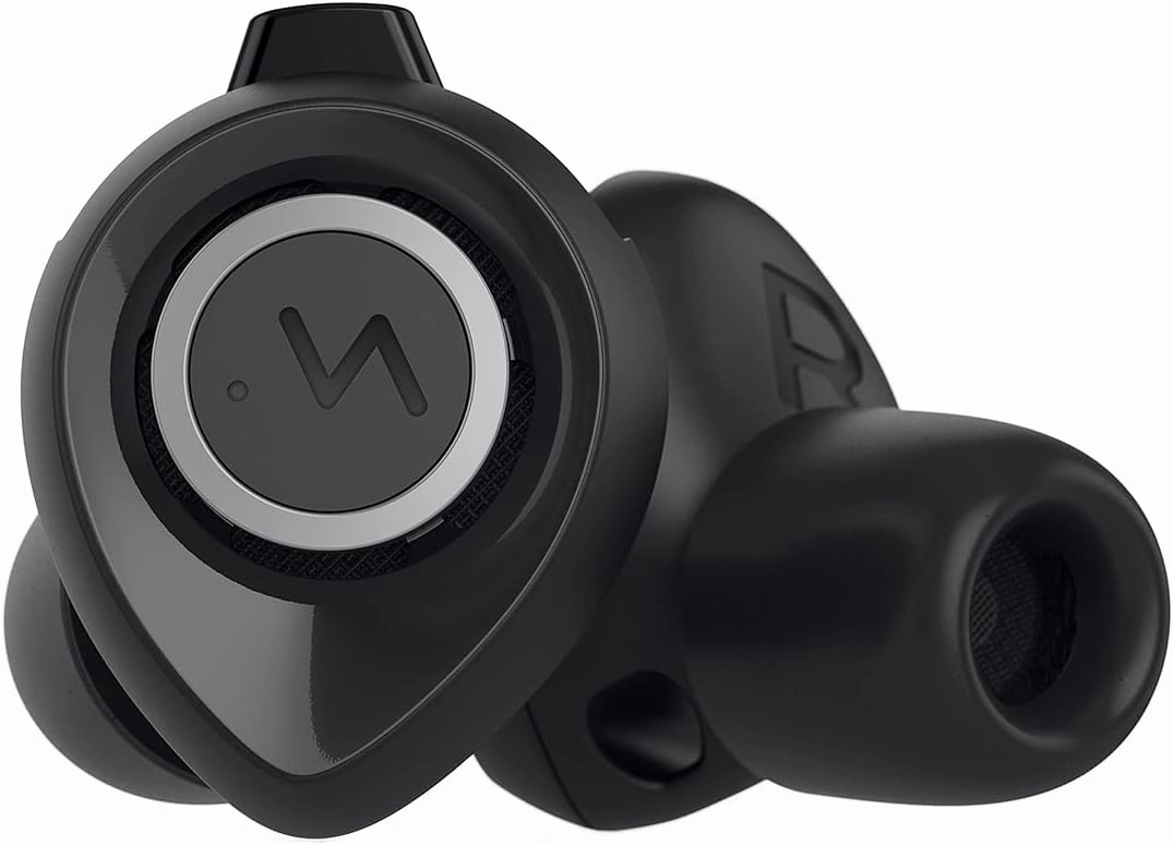 High Fidelity Adjustable earplugs | Musicians Hearing Protection | Variable 7-25dB Attenuation Ear Plugs | Award Winning Design | Concerts, Gigs, Clubs, Festivals | Case, Leash & 11 eartips
