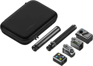 HOZO M-Cube Pro Laser Measuring Tool Combo:4 Modules Build to Adapt, M-Tripod & M-Protection Case, Rechargeable Modular Laser Distance Meter with Bilateral Laser, Digital Scale Roller | Bluetooth App