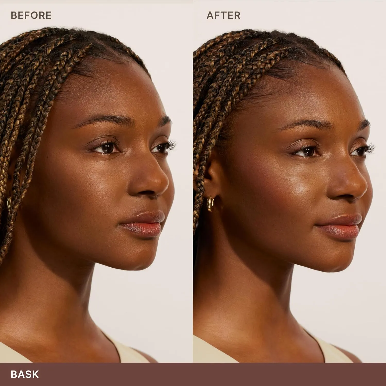 ILIA - Sunshift Cream Bronzer | Non-Comedogenic, Long-Lasting, Vegan, Cruelty-Free | Weightless Bronzer (Bask - Rich Rosy Bronze, 0.27 oz | 7.8 g)