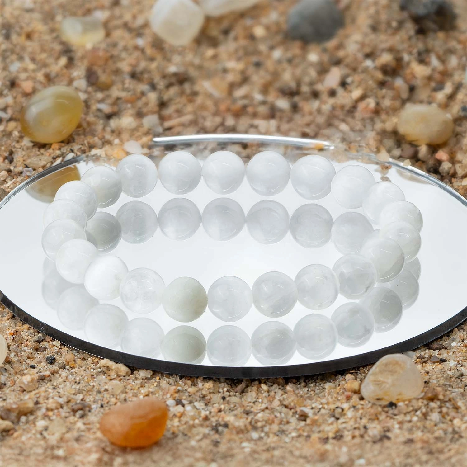 Inner Peace Selenite Natural Stone Bracelet