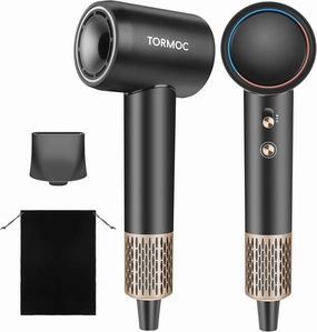 Ionic Hair Dryer High Speed Hair Blow Dryer with 120000 RPM Brushless Motor for Fast Drying, Low Noise Portable Small Hairdryer with Storage Bag for Home Travel Gift Men Women
