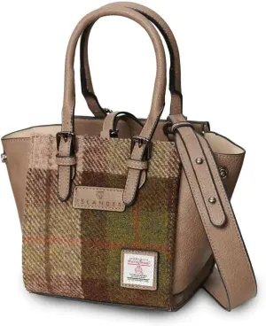 Islander The Mini Caillie Tote Harris Tweed & PU leather