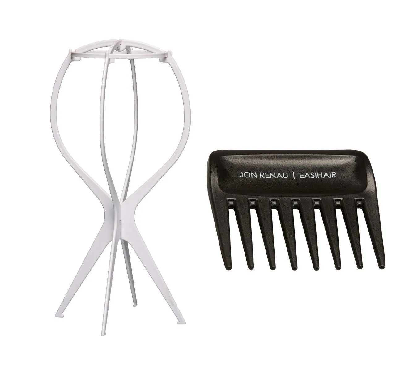 Jon Renau Ignite Lace Front HD Wig 4PC Bundle with Plastic Wig Stand, Wide Tooth Comb, 19 Belle of Hope Page Q and A Guide (10/26TT)