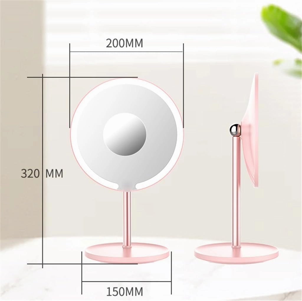 JSEIAJB LED Make-up with Magnetic Separation for Wall-Mounted Bathroom Mirrors Desktop LED Make-up