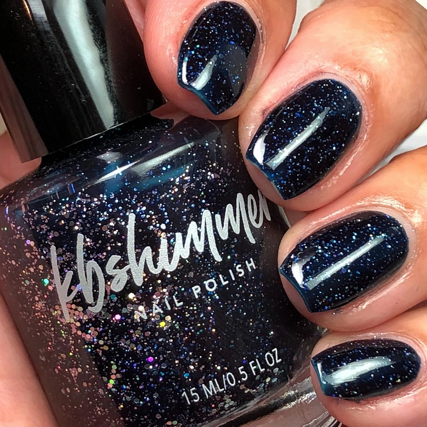 KBShimmer Carpe Denim Jelly Nail Polish - 0.5 oz Full Sized Bottle