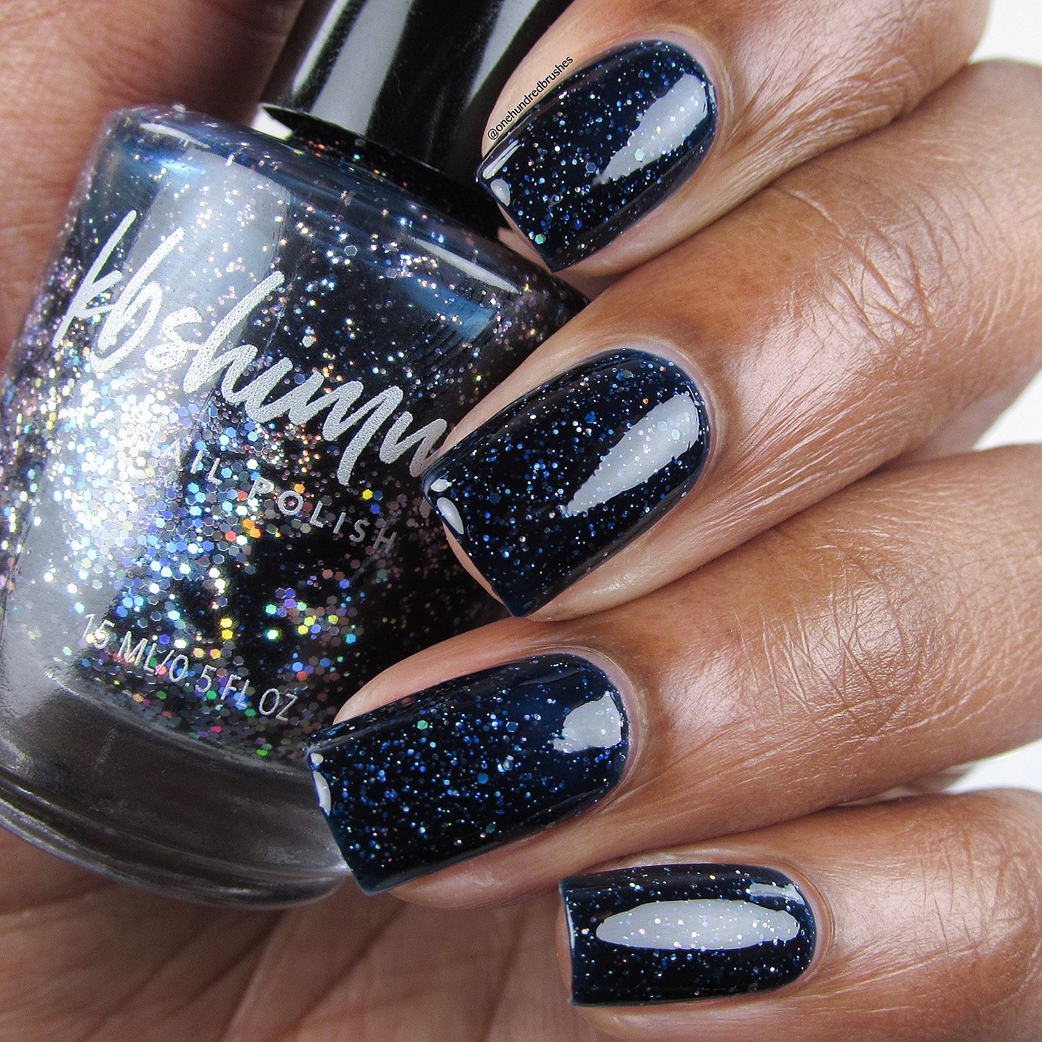 KBShimmer Carpe Denim Jelly Nail Polish - 0.5 oz Full Sized Bottle
