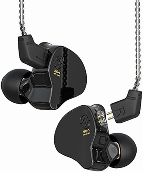 Kinboofi CCZ Melody in Ear Monitors, Dynamic Hybrid Dual Driver in Ear Headphones 1BA 1DD HiFi Wired Headphones Musicians IEM Upgrade Deep Bass Suitable for Audiophile Musician(No MIC, Black)…