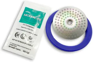Kit Made for Gaggia. IMS Precision Nanotech Shower Screen GA200NT, Cafelat 8.5mm Gasket, Grease Molykote 111