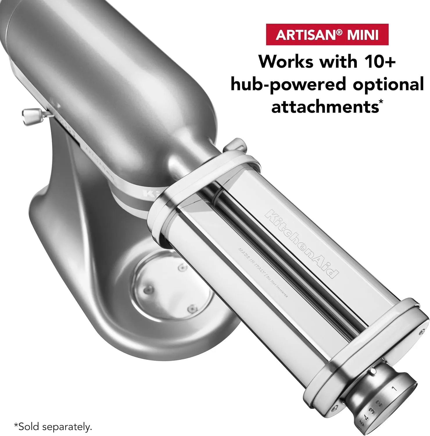 KitchenAid Artisan Mini 3.5 Quart Tilt-Head Stand Mixer - KSM3316X - Contour Silver
