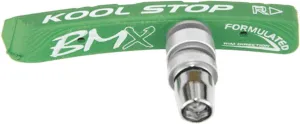 Kool Stop BMX Brake Shoes, Nutted - 1 Par, Hot Lime Green