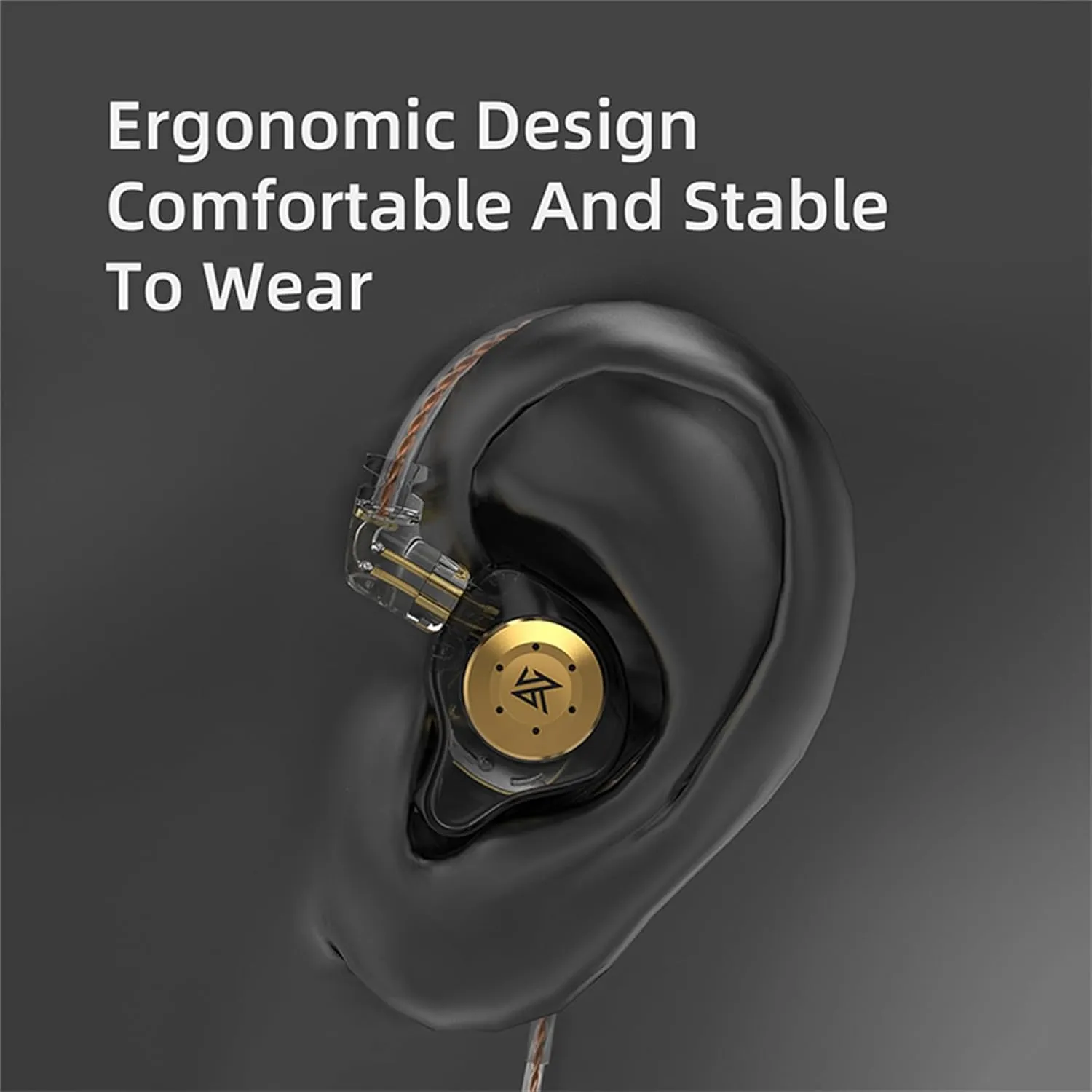 KZ EDX PRO in Ear Monitor Headphone IEM Earphones with 1DD, HiFi Deep Bass IEM for Gaming, Wired Gaming Earbuds with New 10mm Dynamic Driver Detachable Cable for Video Music Church (Cyan, with mic)