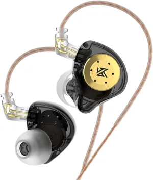 KZ EDX PRO in Ear Monitor IEM Wired Earbuds, Ear Buds HiFi Stereo Sound Earphones with 1DD New 10mm Dynamic Driver Noise Cancelling Headphone with Detachable Cable