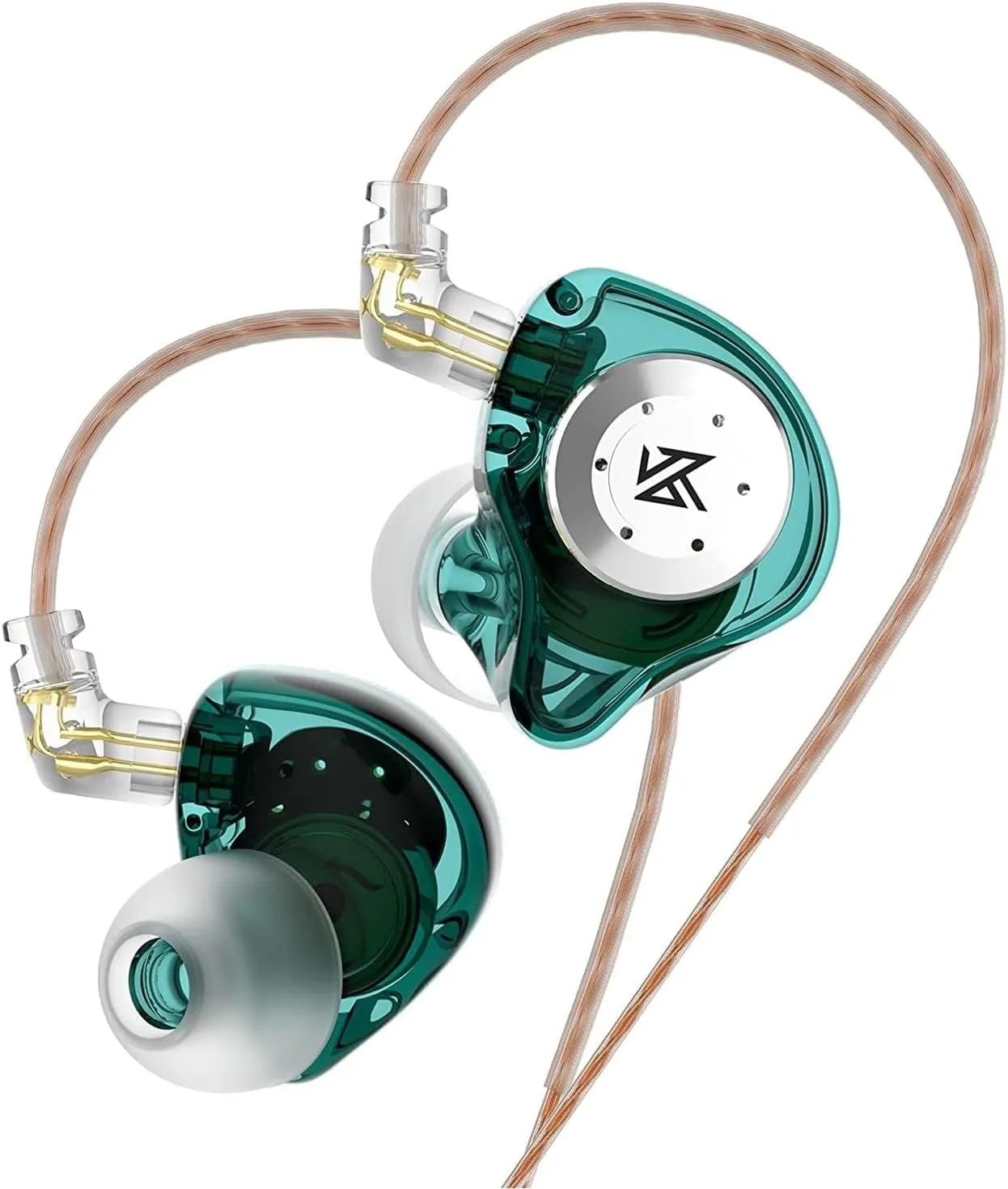 KZ EDX PRO in Ear Monitor IEM Wired Earbuds Earphones 1DD Wired Ear Buds HiFi Deep Bass with 1DD New 10mm Dynamic Driver Over Ear Headset with Detachable Cable