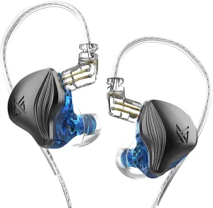 KZ ZEX Earbuds 1 electrostatic   1 Dynamic Earphone in Ear Monitor Headphone with Detachable Cables Suitable for Audio Engineer, Musician (Graphite Color, Without Mic)