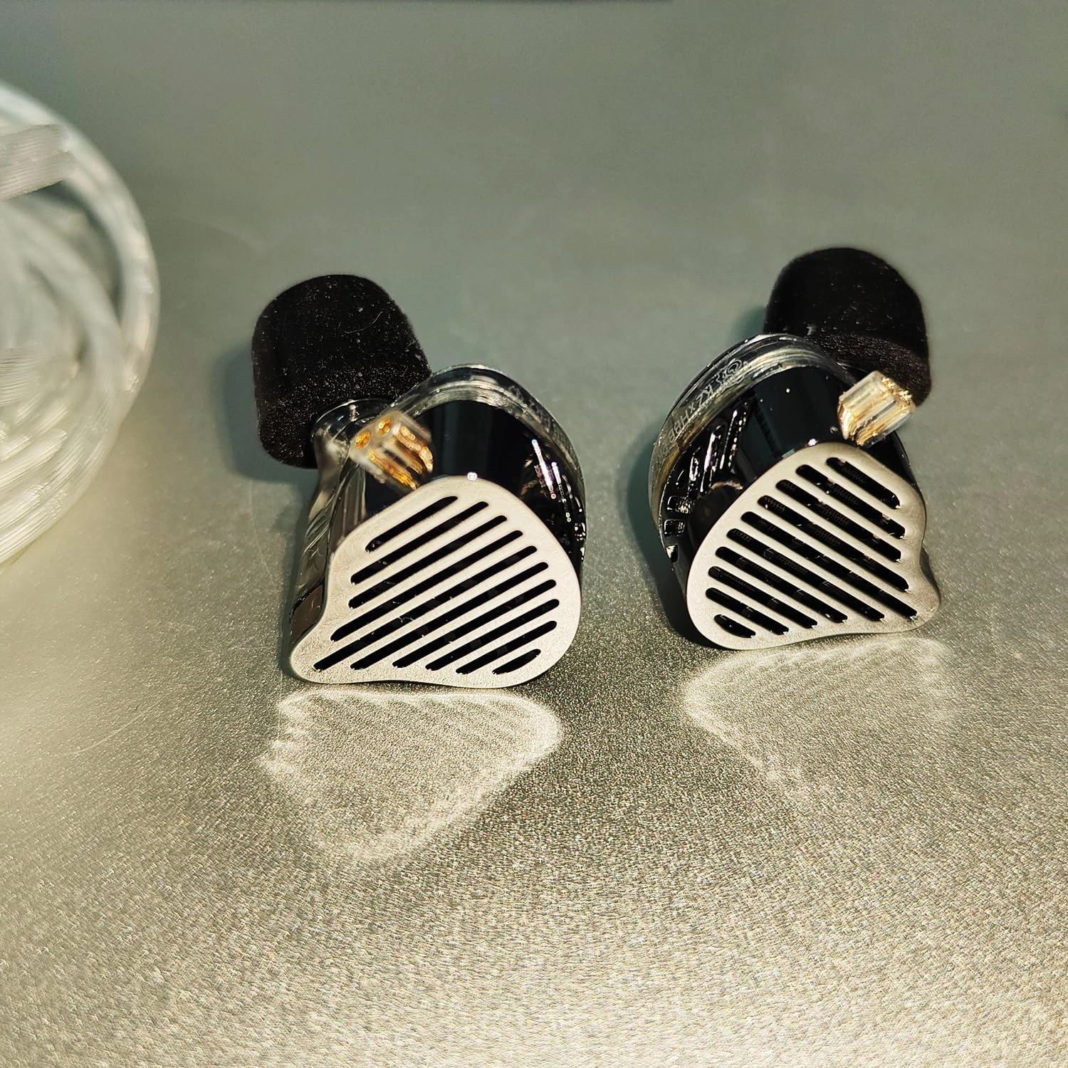 KZ x HBB PR2 in Ear Monitor Earphones 13.2mm Planar Magnetic Driver HiFi Wired Headphone Noise Cancelling IEM Earbuds with Detachable 2 Pin Silver-Plated Cable for Audiophile (Without Mic)