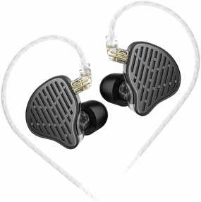 KZ x HBB PR2 in Ear Monitor Earphones 13.2mm Planar Magnetic Driver HiFi Wired Headphone Noise Cancelling IEM Earbuds with Detachable 2 Pin Silver-Plated Cable for Audiophile (Without Mic)