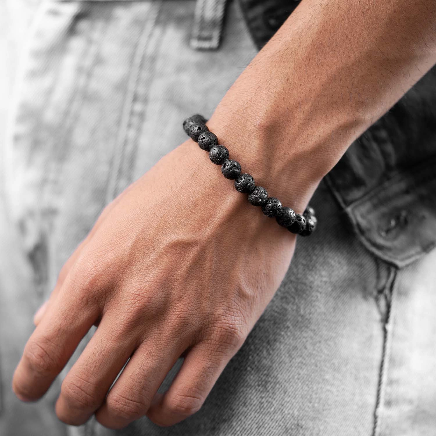 Lava Natural Stone Bracelet