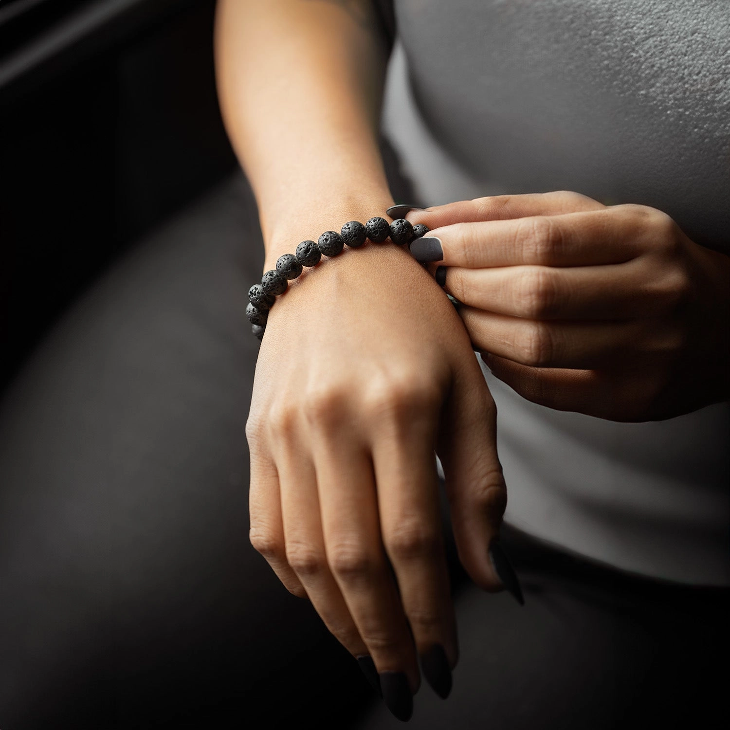 Lava Natural Stone Bracelet
