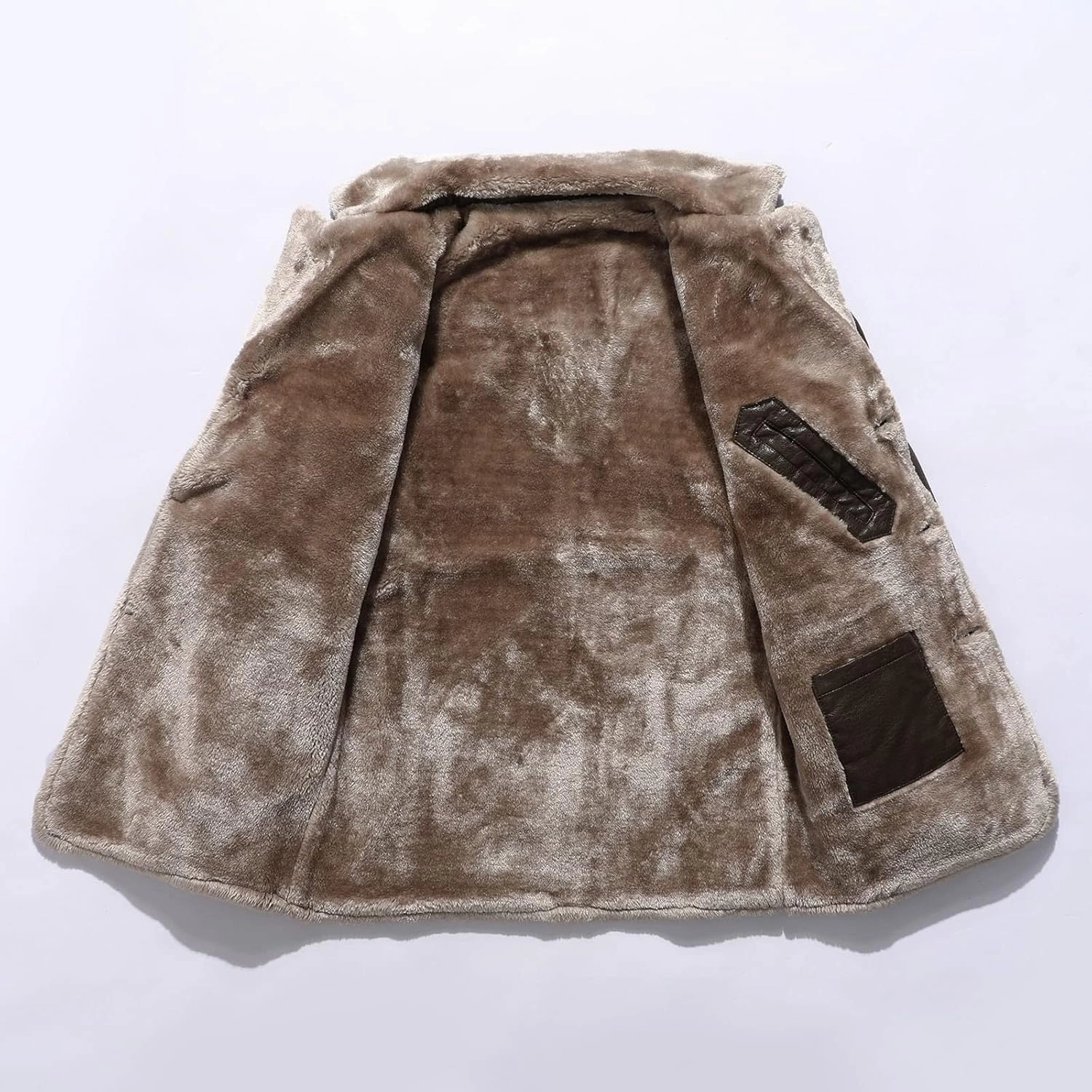 LCMTWX Mens Jackets Cardigan Coat Solid Color Buttons Coat Jacket Wool Long Sleeve Warm Coat Turn-down Collar Coat Men's