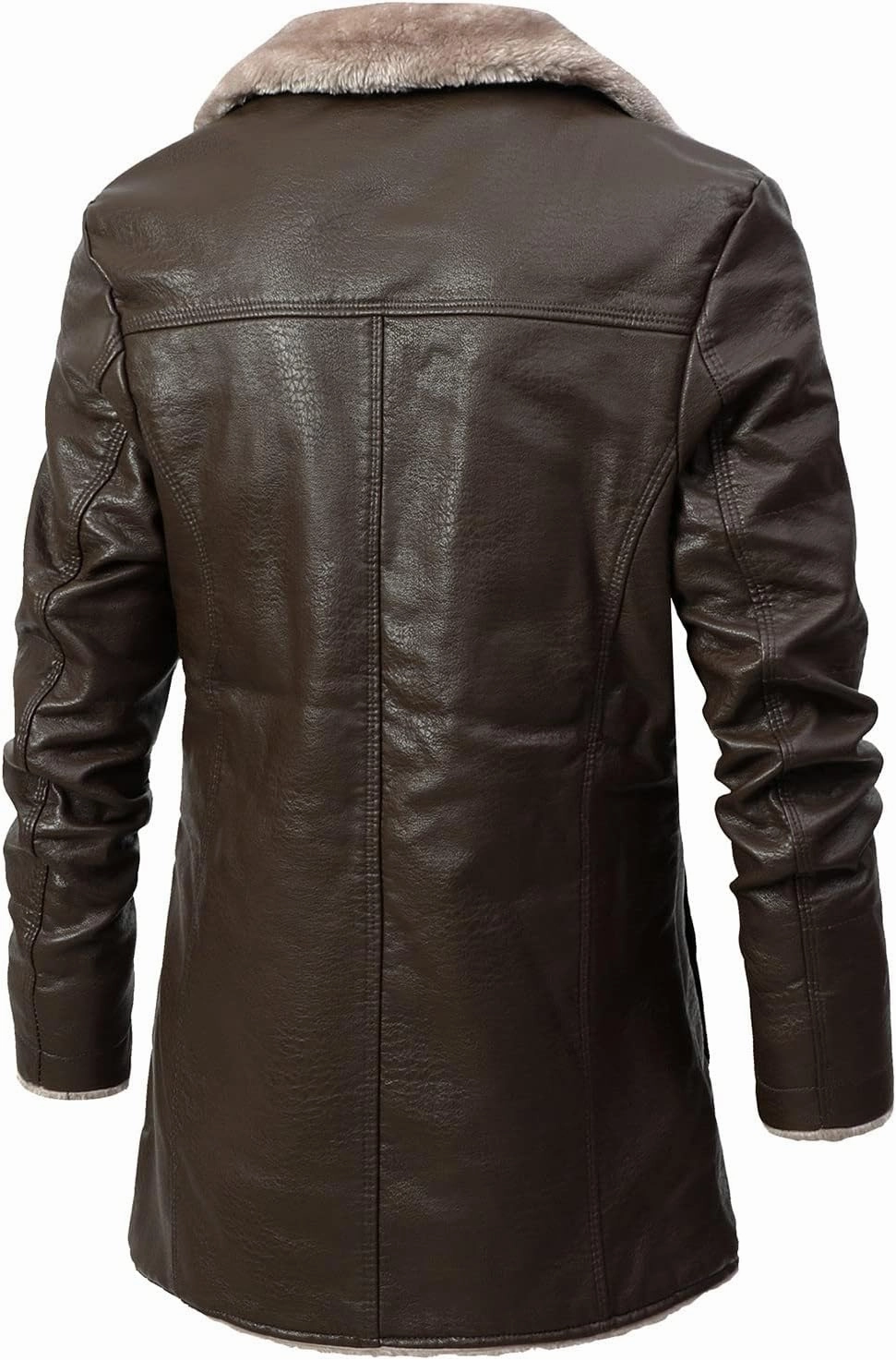 LCMTWX Mens Jackets Cardigan Coat Solid Color Buttons Coat Jacket Wool Long Sleeve Warm Coat Turn-down Collar Coat Men's