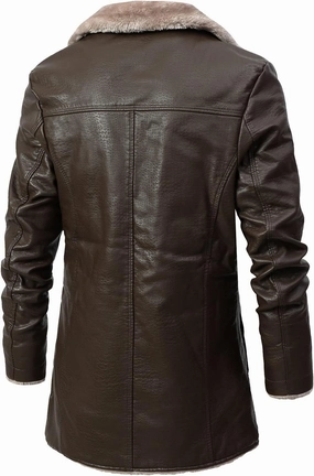 LCMTWX Mens Jackets Cardigan Coat Solid Color Buttons Coat Jacket Wool Long Sleeve Warm Coat Turn-down Collar Coat Men's