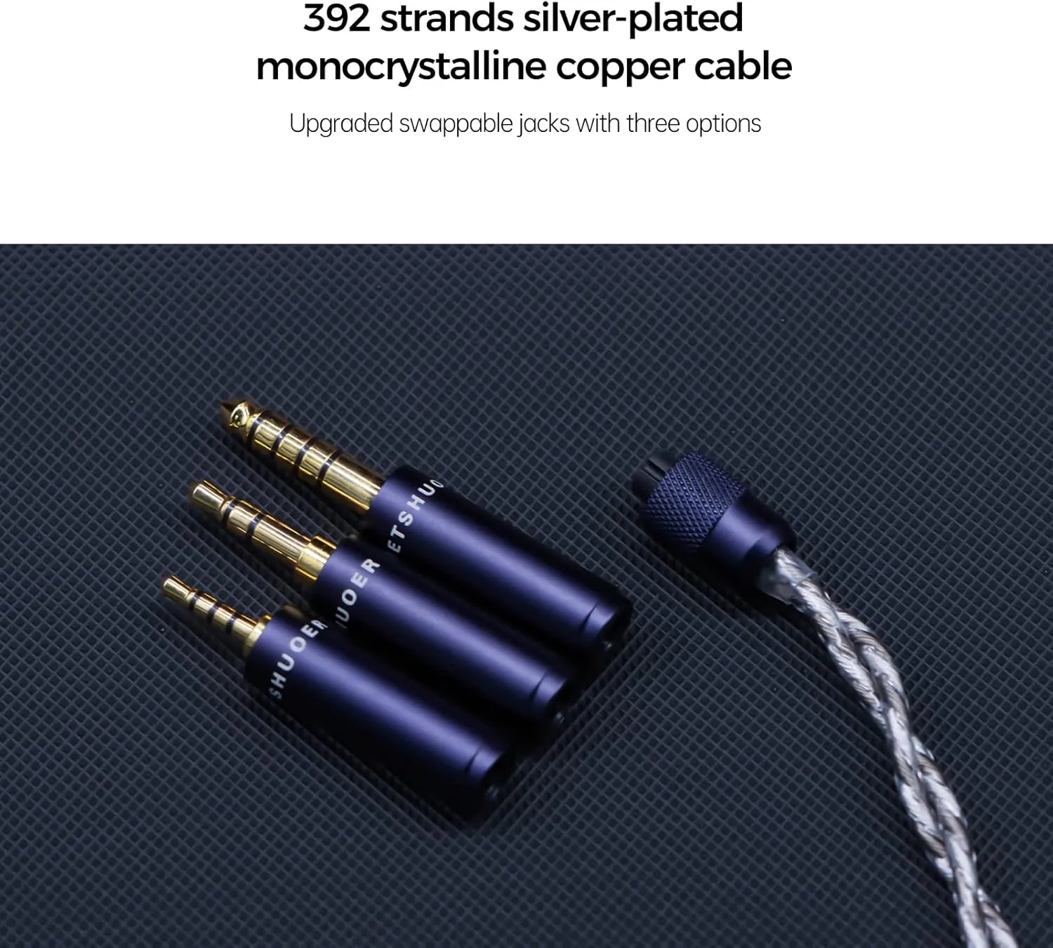 Letshuoer S12 PRO in Ear Headphones 14.8mm Planar Magnetic Driver Wired HiFi Earphones for Smartphones/PC/Tablet (Deep Space Blue, 2.5mm / 3.5mm / 4.4mm Connector)