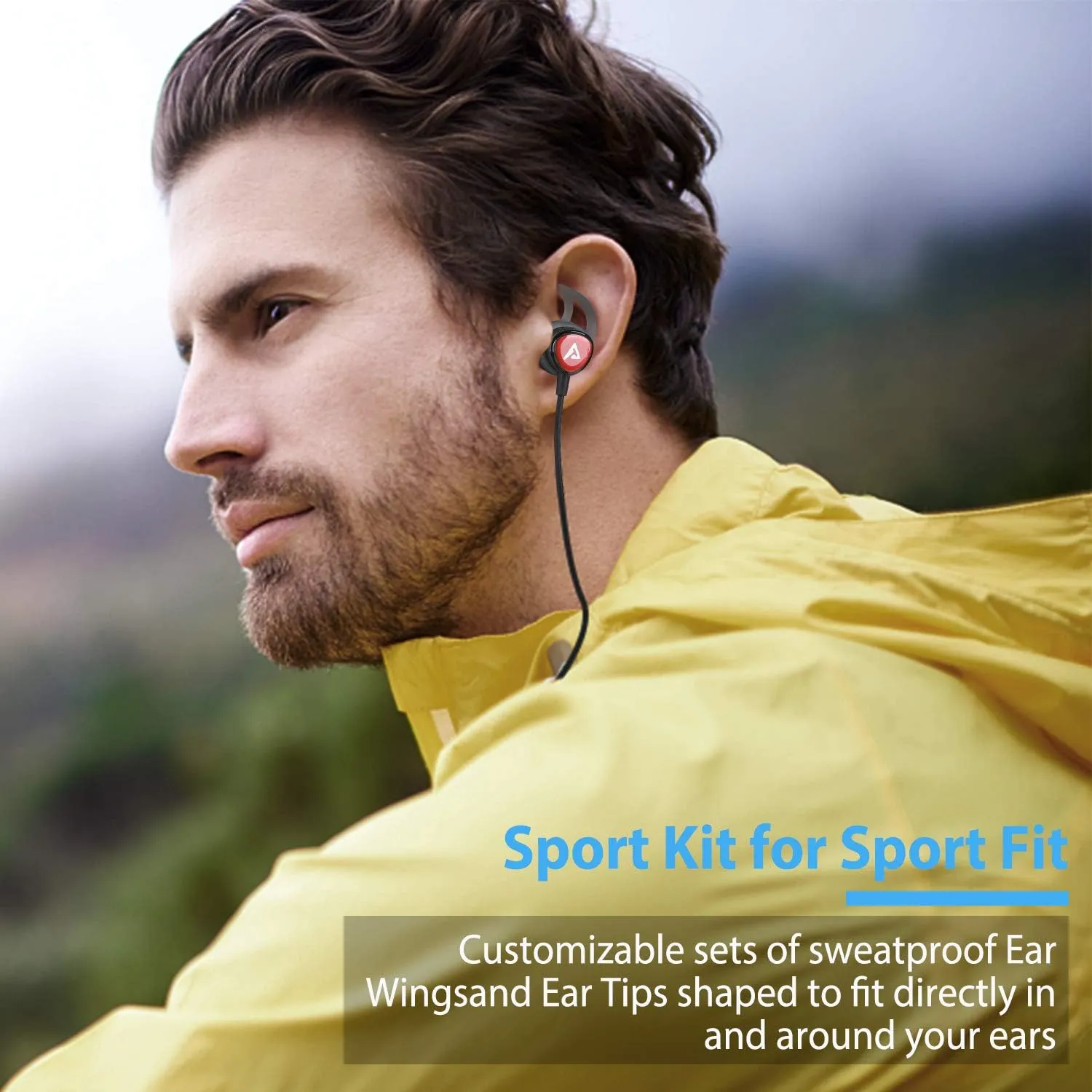Lightning Headphones Earphones Magnetic Earbuds in-Ear MFi Certified with Microphone Controller for Sports Workout Compatible with iPhone 14/13/12/11/Pro Max/Xr/Xs Max/X Black&Red
