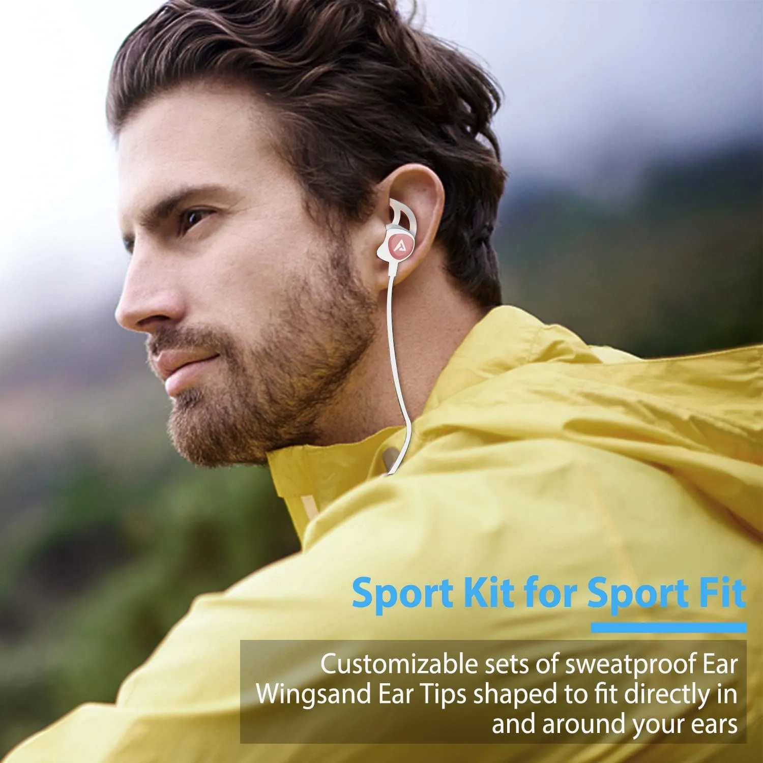 Lightning Headphones Earphones Magnetic Earbuds in-Ear MFi Certified with Microphone Controller for Sports Workout Compatible with iPhone 14/13/12/11/Pro Max/Xr/Xs Max/X Rose Gold