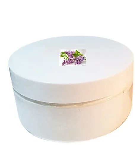 Lilac Scented Silk Body Powder - 8 oz Jar