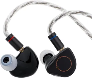 Linsoul SIMGOT SuperMix 4 1DD 1BA 1Planar 1PZT Hybrid Drivers Earphones, HiFi in Ear Monitor IEM, Wired Gaming Earbuds with OFC Silver-Plated Cable for Musician Audiophile