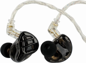 Linsoul KZ ZAR 7BA 1DD in-Ear Monitor, HiFi Wired Earbuds, Gaming Earbuds, Hybrid IEM Earphones with Recessed 2 Pin Detachable Cable for Musicians, Studio Engineers and Audiophiles(with Mic)