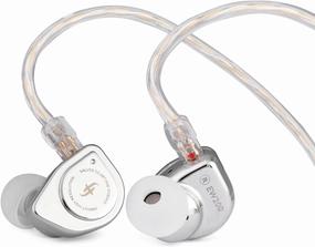 Linsoul SIMGOT EW200 10mm SCP Diaphragm Dynamic Driver in-Ear Earphones with All Metal Body, Detachable 0.78mm 2pin Silver-Plated OFC Cable for Audiophiles Musicians (EW200 Without Mic)