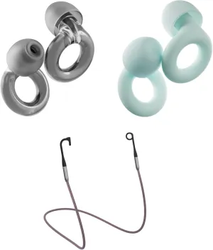 Loop Earplugs Everyday Link Bundle (2-Pack) | Engage 2   Quiet 2   Link | Reusable Ear Plugs for Sleep, Focus, Noise Sensitivity, Socializing & More | 16 dB/24 dB Noise Reduction