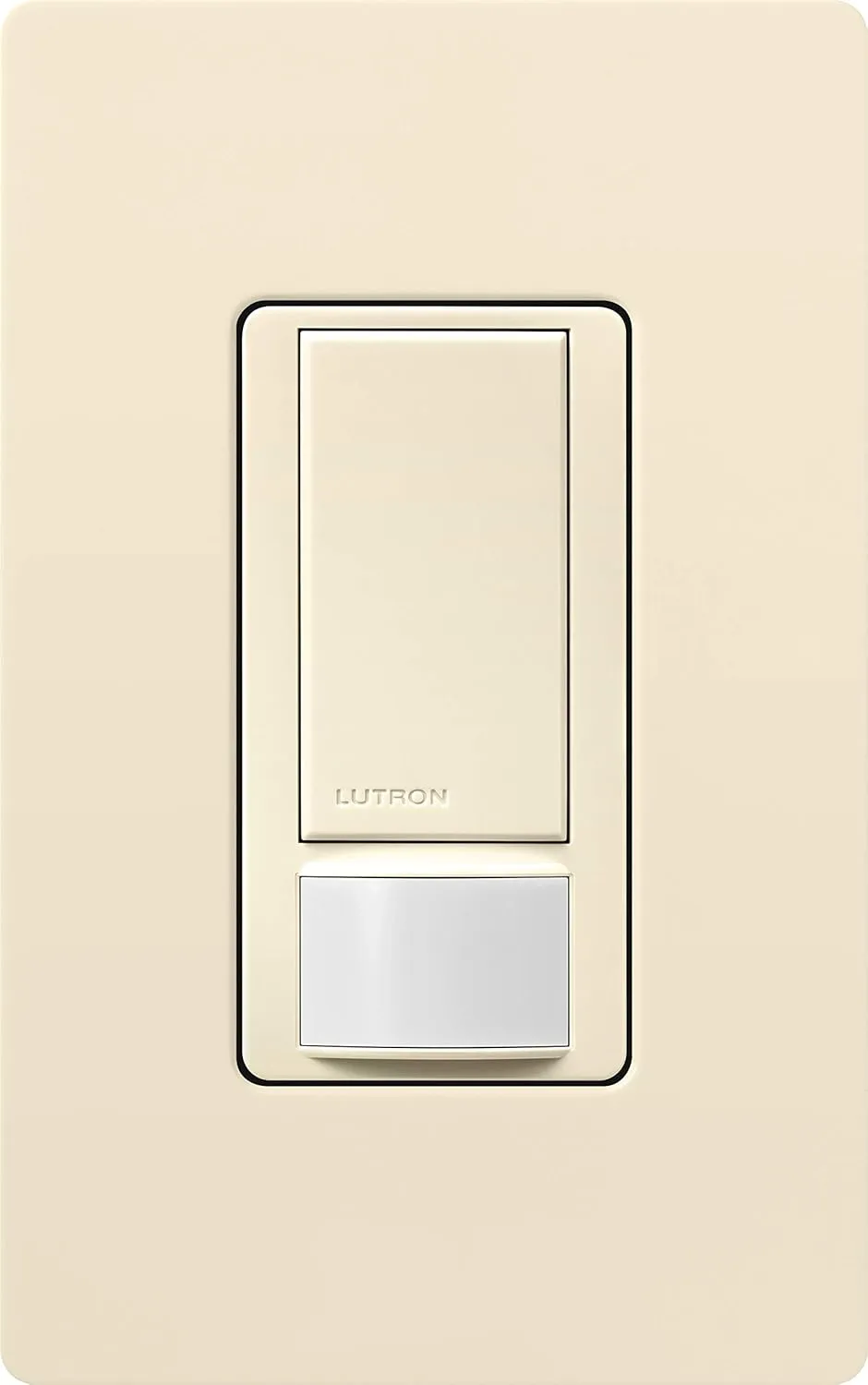 Lutron Lutron MS-OPS6M2-DV-AL Maestro 6-Amp Multi-Location Dual Voltage Occupancy Sensing Switch, Almond