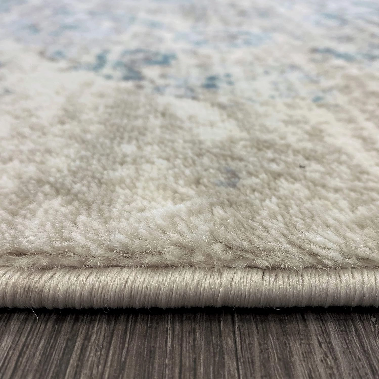 Luxe Weavers Distressed Cream 6x9 Area Rug, Modern, Stain Resistant Carpet, Indoor Oriental Rug
