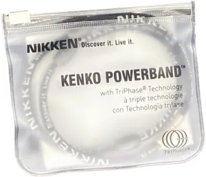Magnetic Black Tourmaline Necklace for Nikken Kenko Powerband 19084 - Black Cord Sports Necklace for Men & Women - Energy Athletic Necklaces - Magnet Accessory Silicone Rubber Core w/Ceramic Fiber
