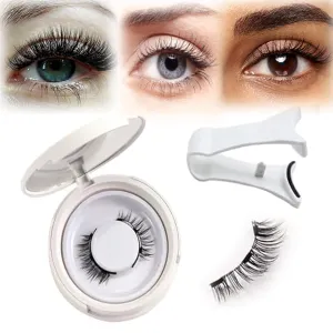 Magnetic Eyelashes, Magnetic Lashes, Magnetic Lashes with Applicator, Quick, Safe, Double Sided Magnetic Eyelashes, Natural Look No Glue or Eyeliner Reusable (natural, 3)