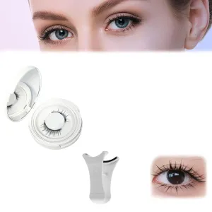 Magnetic Eyelashes, Magnetic Lashes, Reusable Magnetic Lashes, Magnetic Lashes with Applicator (B)