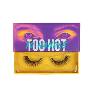 Magnetic Eyelashes with 12 Magnets – Premium Faux Mink Lashes | Reusable 50x | Universal Fit | Vegan & Cruelty-Free | Natural Look – 1 Pair (Too Fabulous)