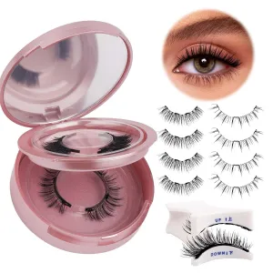 Magnetic Eyelashes with Applicator 2 Pairs MC K8 and 2 Pairs KS01 B1