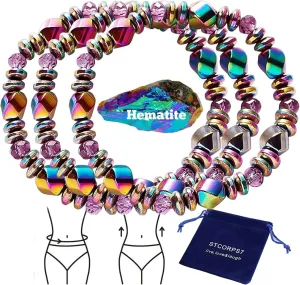 Magnetic Healing Bracelet – Adjustable Hematite Bracelet for Lymph Drainage, Arthritis, Anxiety Relief, Swelling Reduction & Weight Loss – Slimming Bracelet for Women & Men