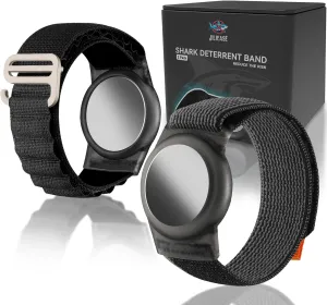 Magnetic Shark Deterrent Band for Swimming, Surfing, Diving & Snorkeling – No Batteries, Lightweight Ankle/Wrist Band with Magnetic Storage Case(2 pcs/Box)