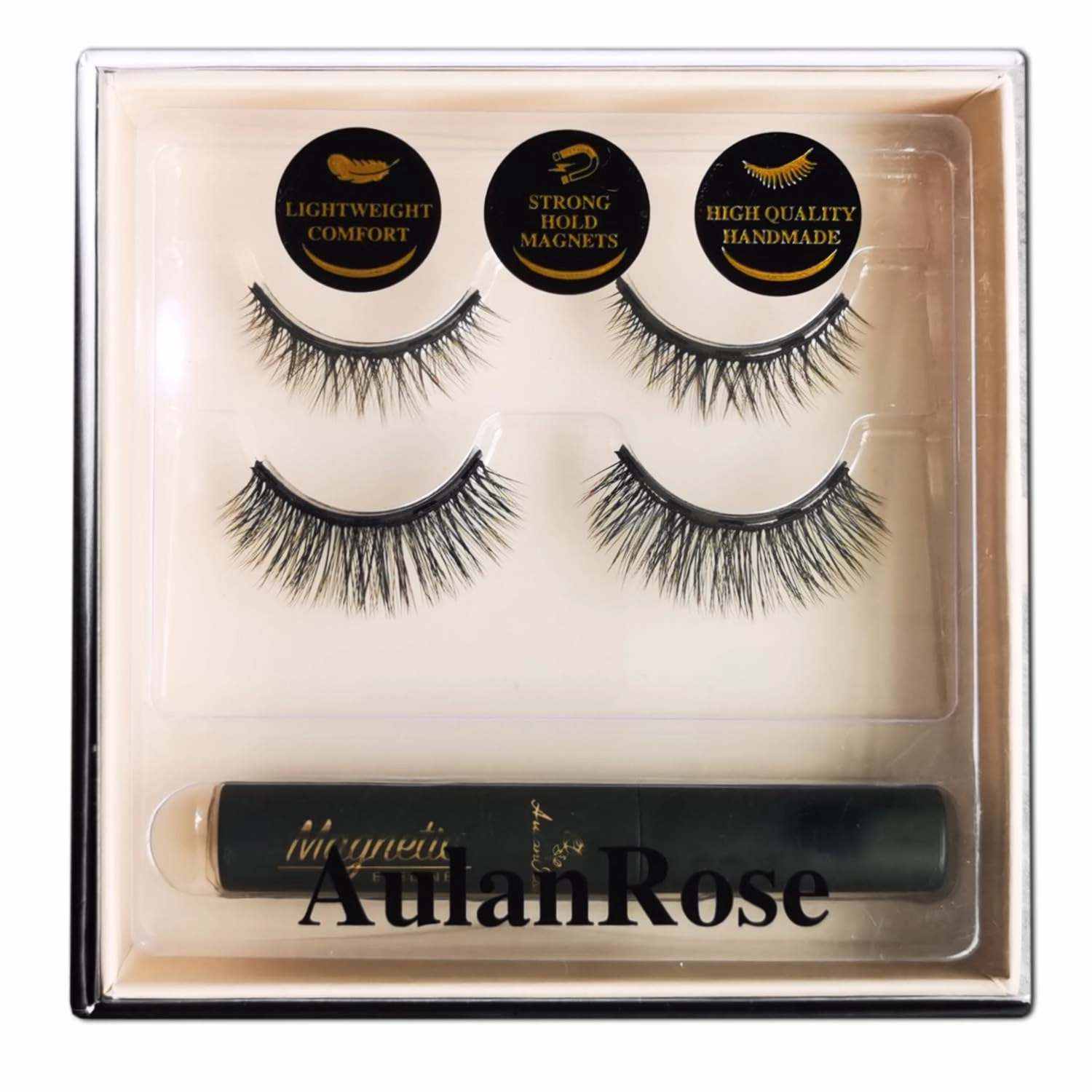 Magnetic Eyelashes/Short MIX Cat Eye Magnetic Lashes Natural Looking with Eyeliner/Cruelty-Free & Vegan Faux Mink Lashes /60 Wears