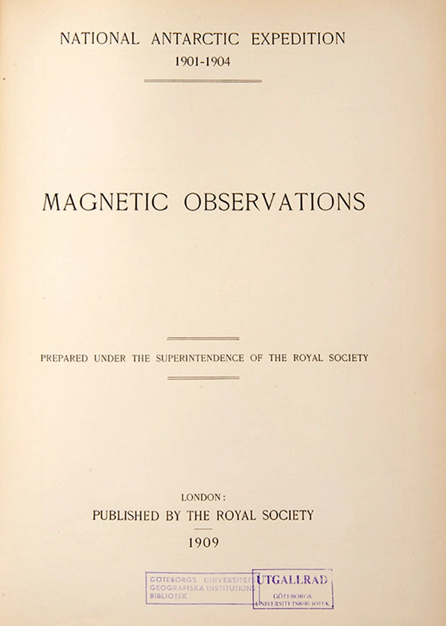 Magnetic Observations