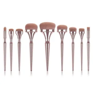 Make Up Brushes Makeup Brushes Set Gold Handle for Foundation Powder Make up Brushes pincel maquiagem Kabuki Brush Beauty Tools