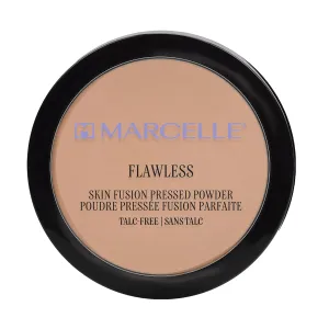Marcelle Flawless Pressed Powder, Talc-Free, Hypoallergenic and Fragrance-Free - Medium Beige