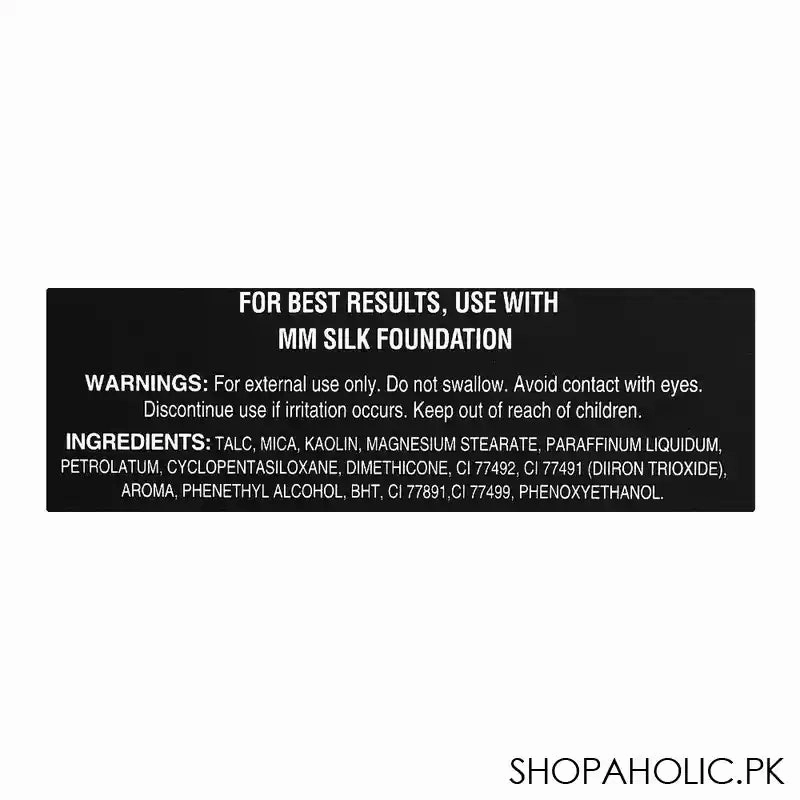 Masarrat Misbah Pro Matte Velvet Pressed Powder, 14g, Vanilla 02
