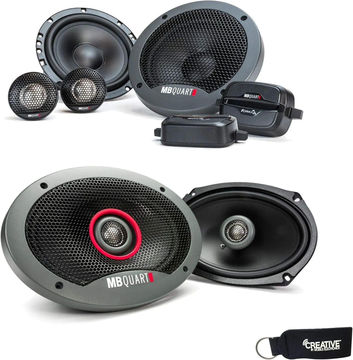 MB Quart - Pair of Formula FSB216 6.5" Component Speakers and A Pair of Formula 6x9 Speakers FKB169